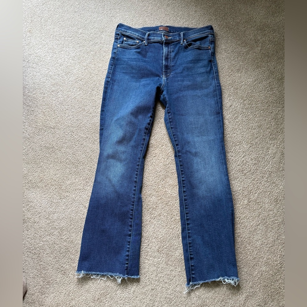 MOTHER The Outsider Ankle Fray Sz 31